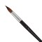 Creative Mark Rhapsody Kolinsky Sable Brushes for Professional Watercolorists - Round Excellent Spring, Full Belly, Split-Proof Points, Chrome Ferrules, Short Handle, English Sizing